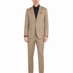 Khaki Tan 2 Button Suit - view 1