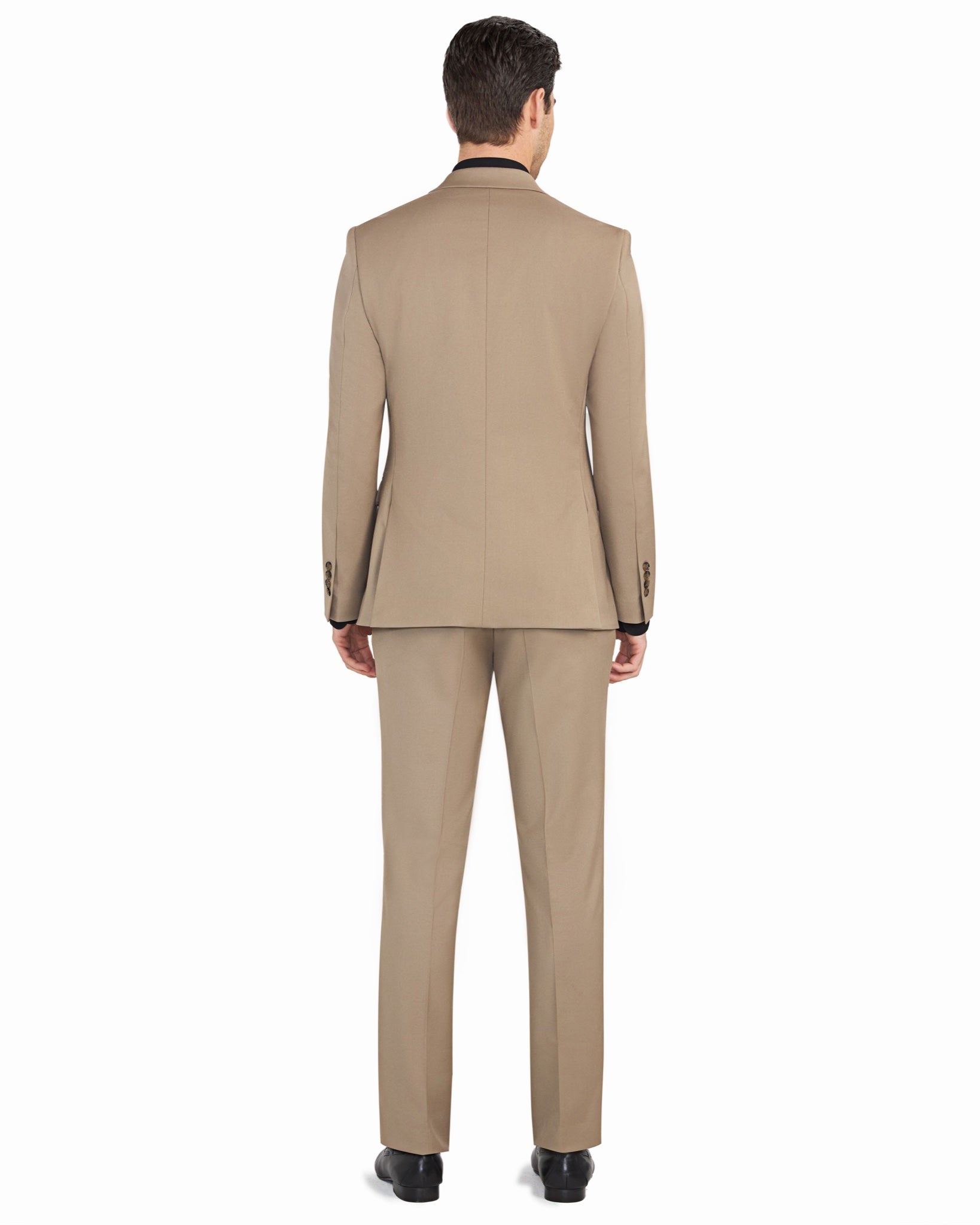 Khaki Tan 2 Button Suit - view 3