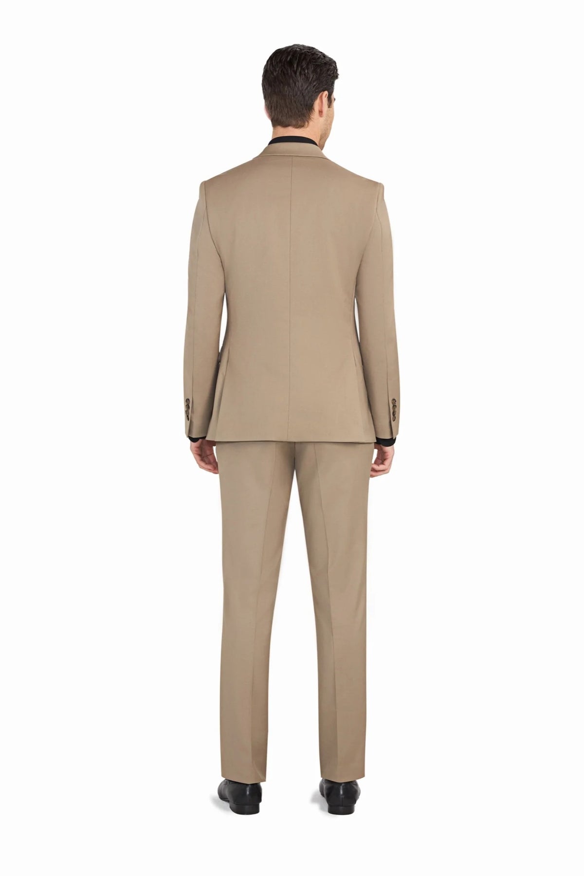 Khaki Tan 2 Button Suit - view 3