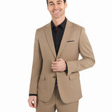 Khaki Tan 2 Button Suit - view 6