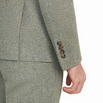 Light Green Tweed 3pc Suit - view 7