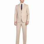 Light Tan Sharkskin 2 Button Suit - view 1