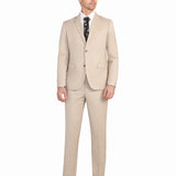 Light Tan Sharkskin 2 Button Suit - view 1