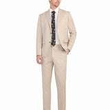 Light Tan Sharkskin 2 Button Suit - view 3