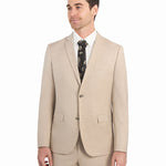 Light Tan Sharkskin 2 Button Suit - view 5