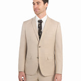 Light Tan Sharkskin 2 Button Suit - view 5