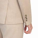 Light Tan Sharkskin 2 Button Suit - view 6