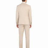 Light Tan Sharkskin 2 Button Suit - view 7