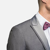 Medium Gray Peak Lapel Tuxedo