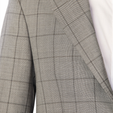 Gray Tonal Windowpane 2-Button Suit