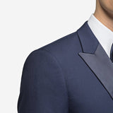 Navy Blue Peak Lapel Tuxedo
