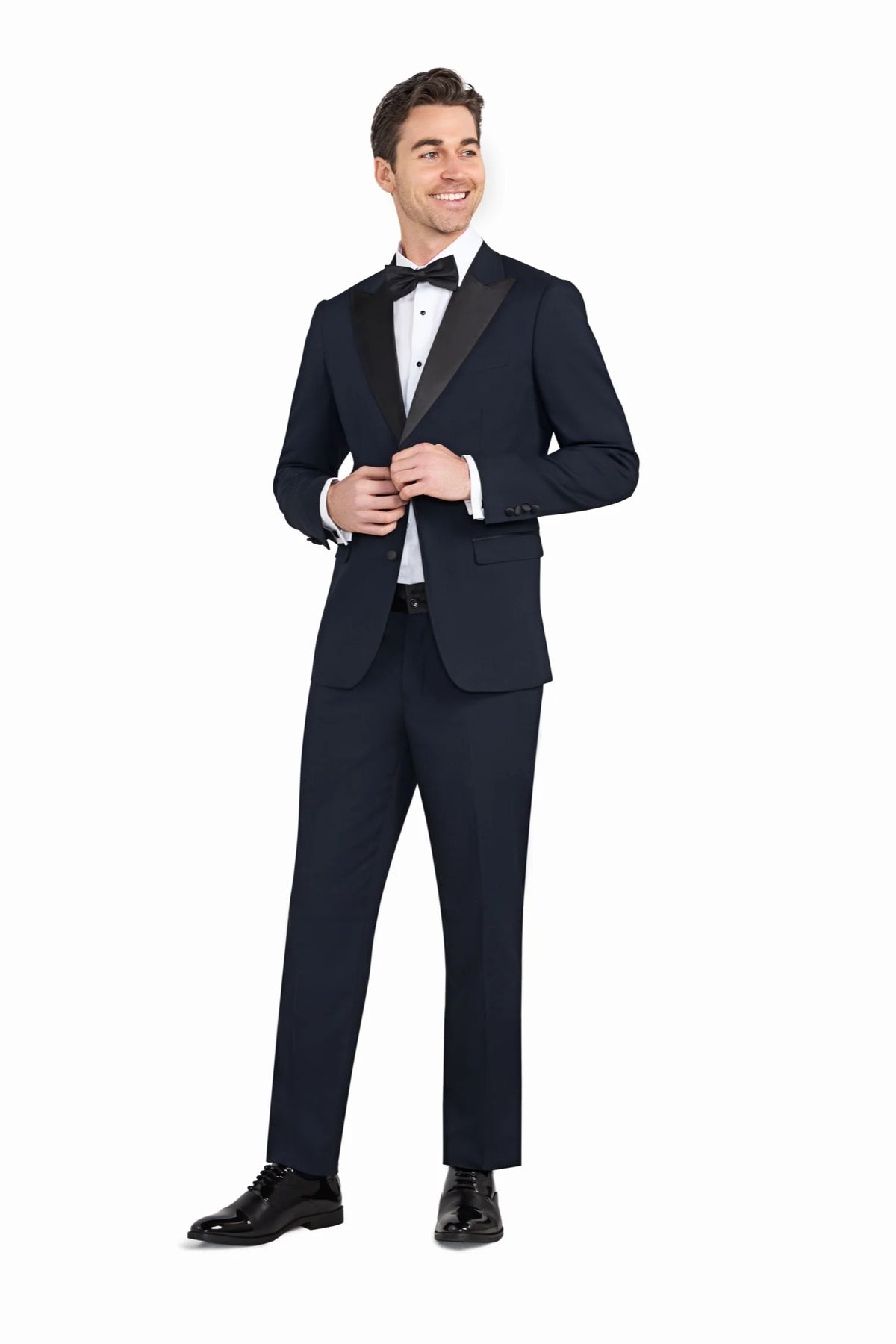 Navy Peak Lapel Tuxedo - view 2