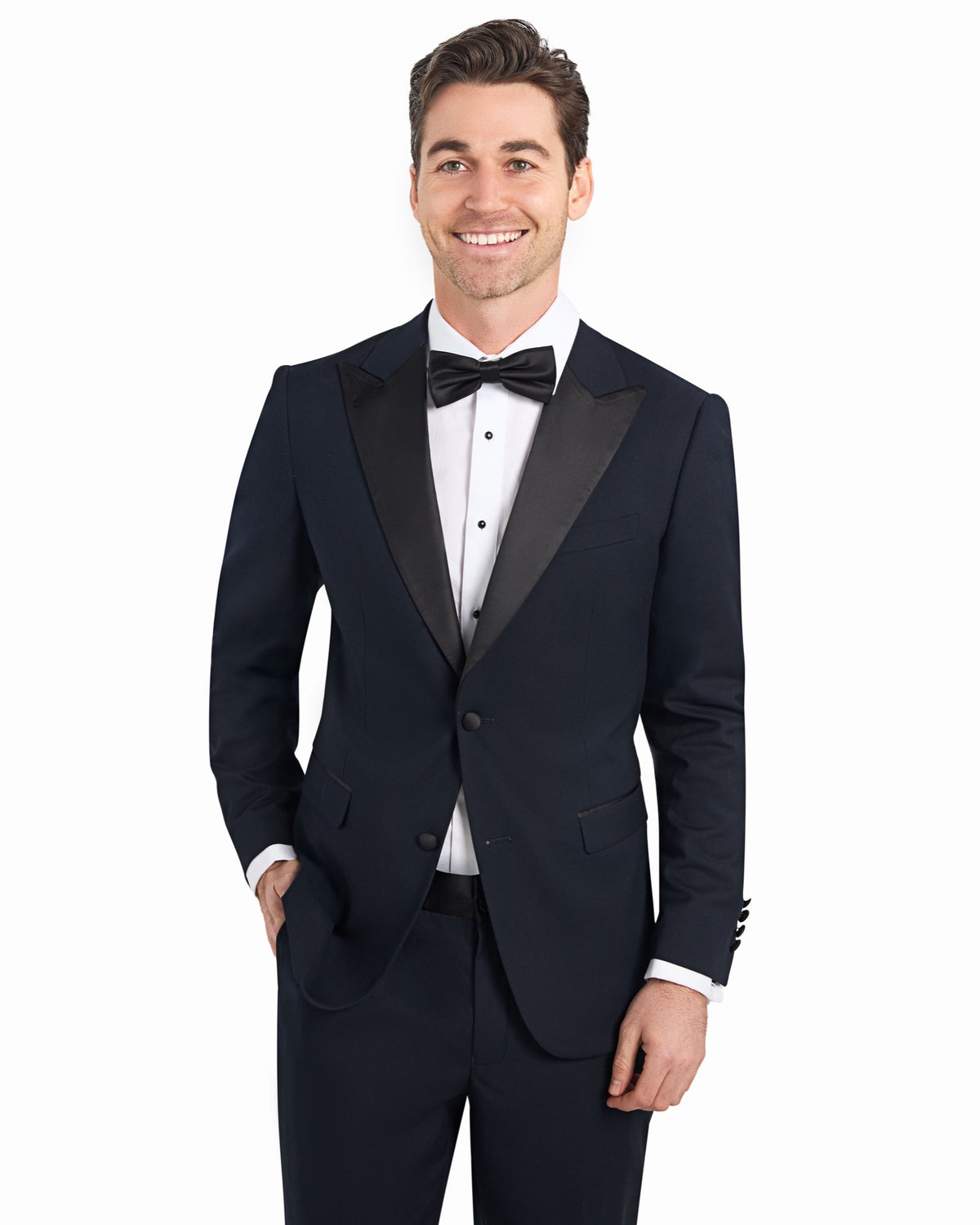 Navy Peak Lapel Tuxedo - view 3