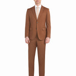 Rust Brown 2 Button Suit - view 1