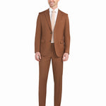 Rust Brown 2 Button Suit - view 2