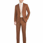 Rust Brown 2 Button Suit - view 3