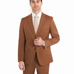 Rust Brown 2 Button Suit - view 4