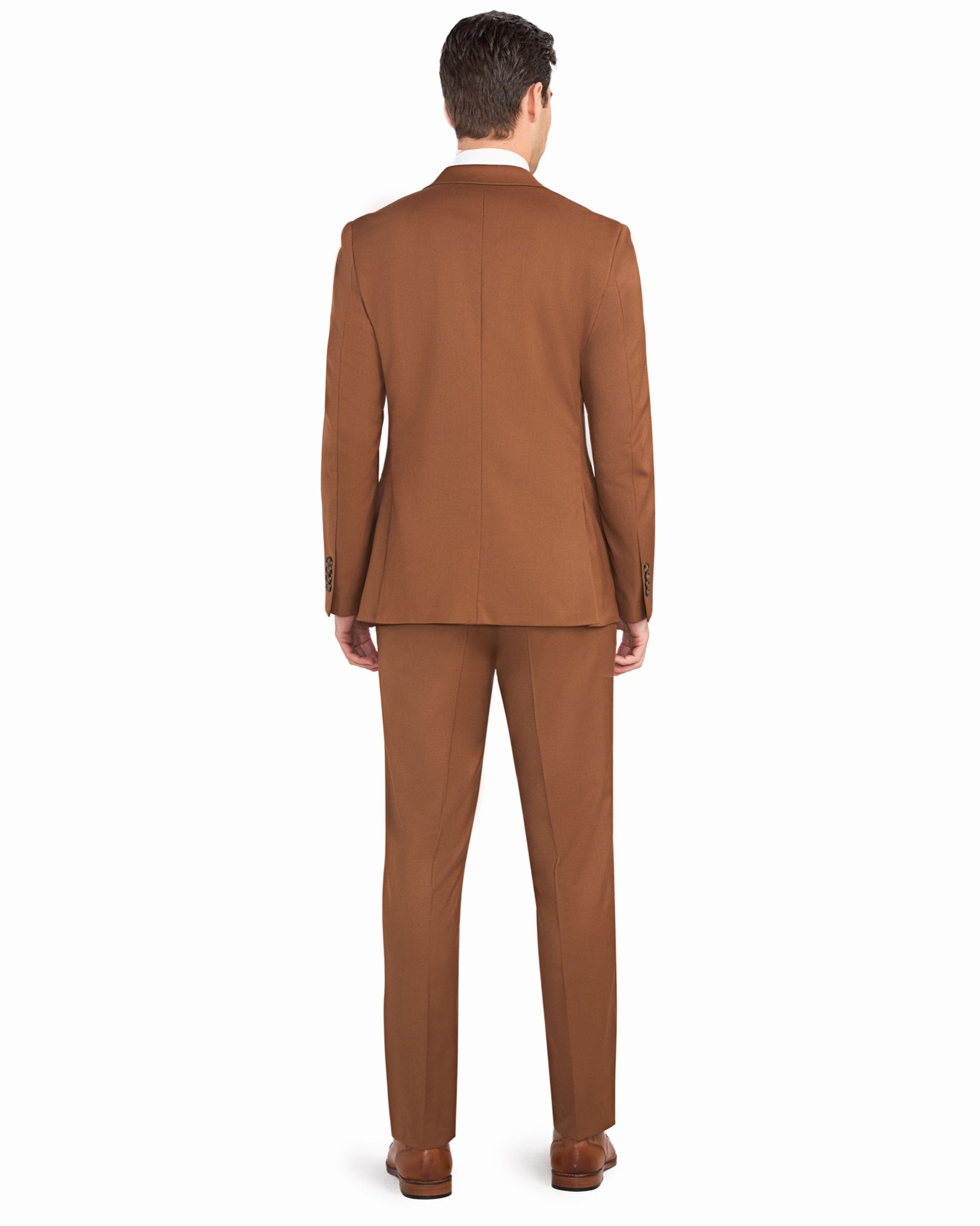 Rust Brown 2 Button Suit - view 5