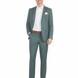Sage Green 2 Button Suit - view 1