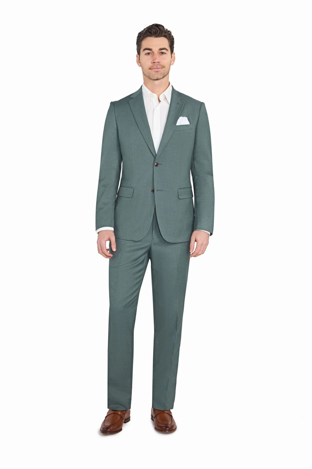 Sage Green 2 Button Suit - view 5