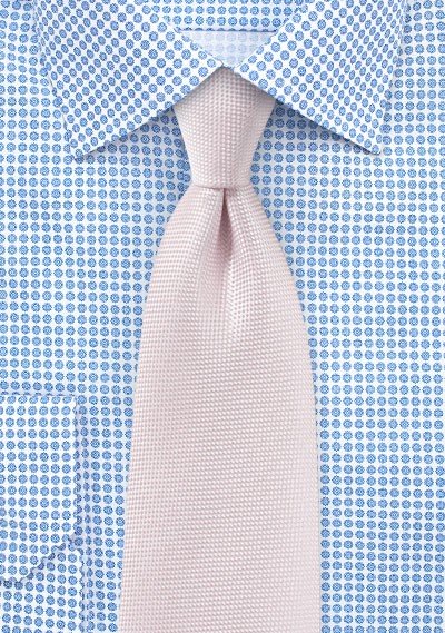 Blush MicroTexture Necktie - MenSuits