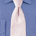 Blush Pink Proper Paisley Necktie - MenSuits