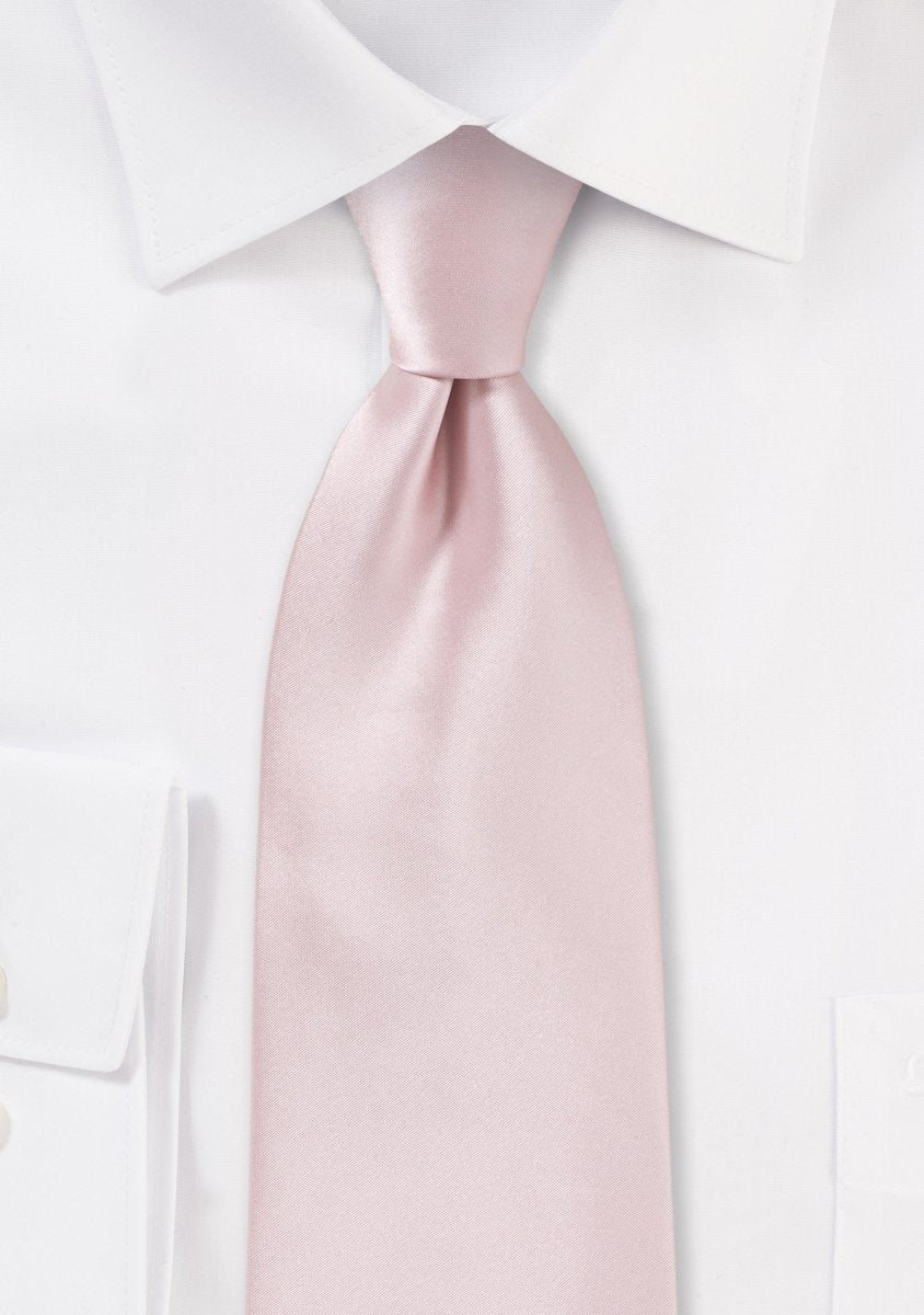 Blush Solid Necktie - MenSuits