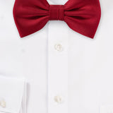 Bright Red MicroTexture Bowtie - MenSuits