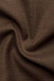 Brown Sharkskin 2 Button Suit - MenSuits