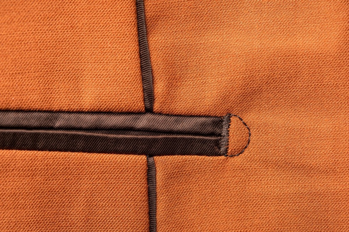 Burnt Orange 2 Button Suit - MenSuits