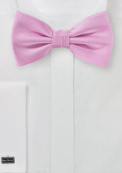 Carnation Herringbone Bowtie - MenSuits