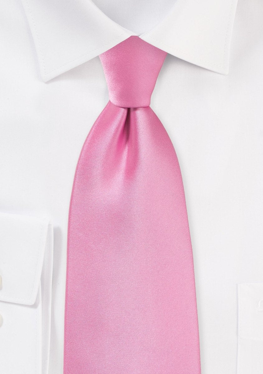 Carnation Solid Necktie - MenSuits