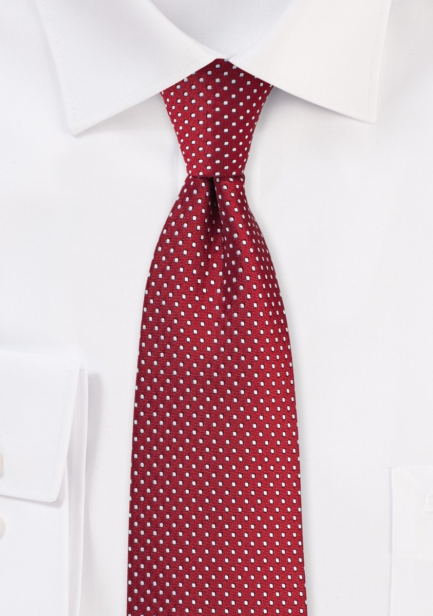 Cherry Pin Dot Necktie - MenSuits
