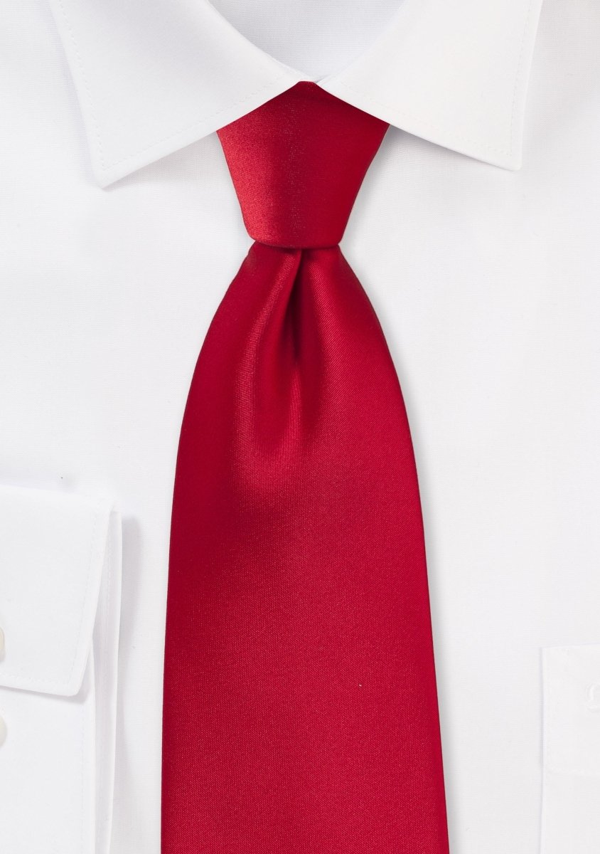Cherry Solid Necktie - MenSuits