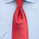Coral Solid Necktie - MenSuits