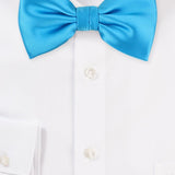 Cyan Solid Bowtie - MenSuits