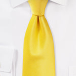 Daffodil Small Texture Necktie - MenSuits