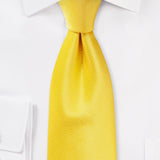 Daffodil Small Texture Necktie - MenSuits