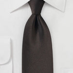 Dark Chocolate MicroTexture Necktie - MenSuits