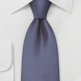 Deep Plum Solid Necktie - MenSuits