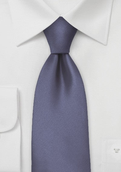 Deep Plum Solid Necktie - MenSuits