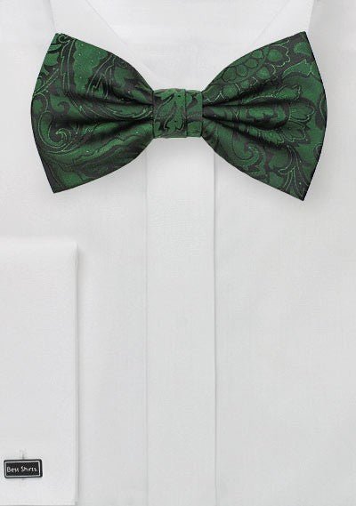 Forest Floral Paisley Bowtie - MenSuits