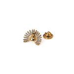 Gold Peacock Lapel Pin - MenSuits