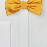 Golden Saffron Solid Bowtie - MenSuits