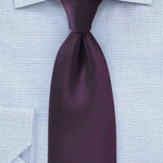 Grape Purple MicroTexture Necktie - MenSuits