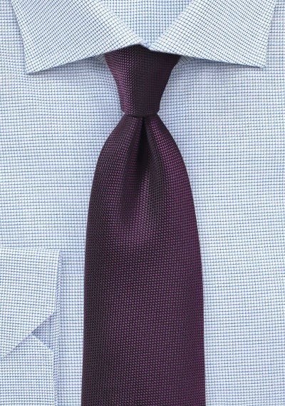 Grape Purple MicroTexture Necktie - MenSuits