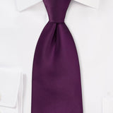 Grape Solid Necktie - MenSuits