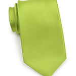 Green Apple Solid Necktie - MenSuits