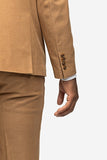 Honey Brown Flannel 3 Piece Suit - MenSuits