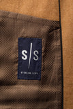 Honey Brown Flannel 3 Piece Suit - MenSuits